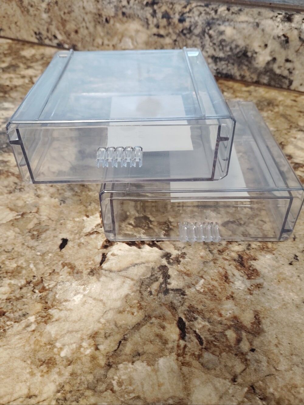 Clear Plastic Stackable Storage Drawers - Home Organization